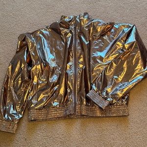 victorias secret sport metallic jacket